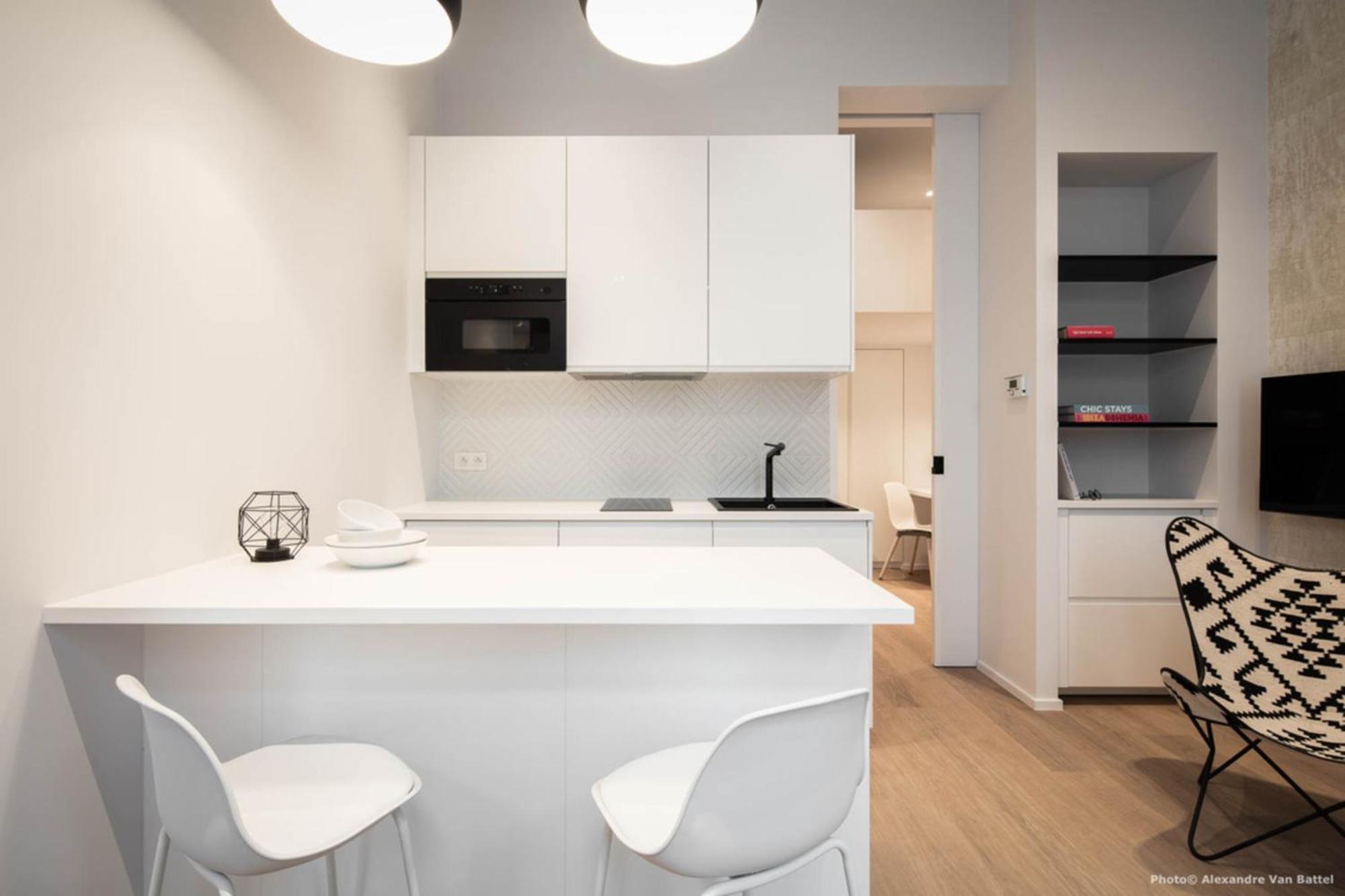 Studios Fully Equipped Near Place Stephanie Bruxelles Esterno foto